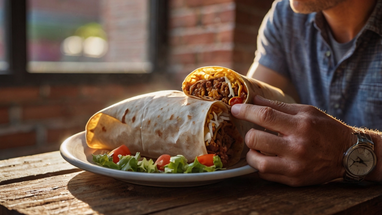 Spicy Chicken Burrito