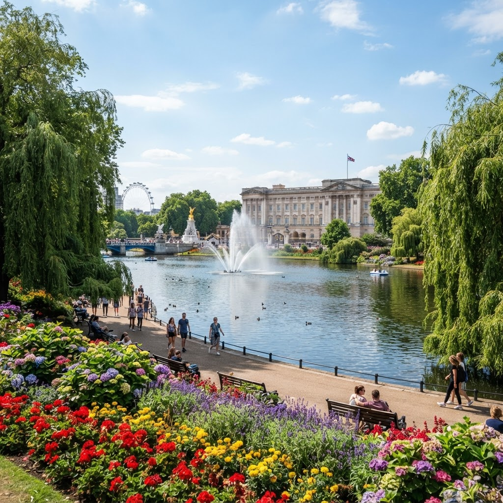St James's Park in Westminster