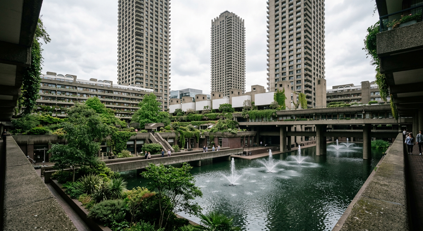 Barbican Centre in Barbican, London