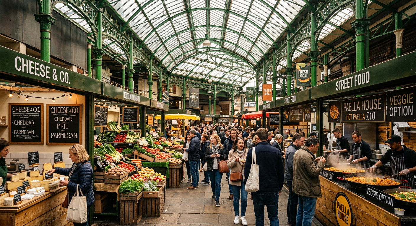 Borough Market in Borough, London