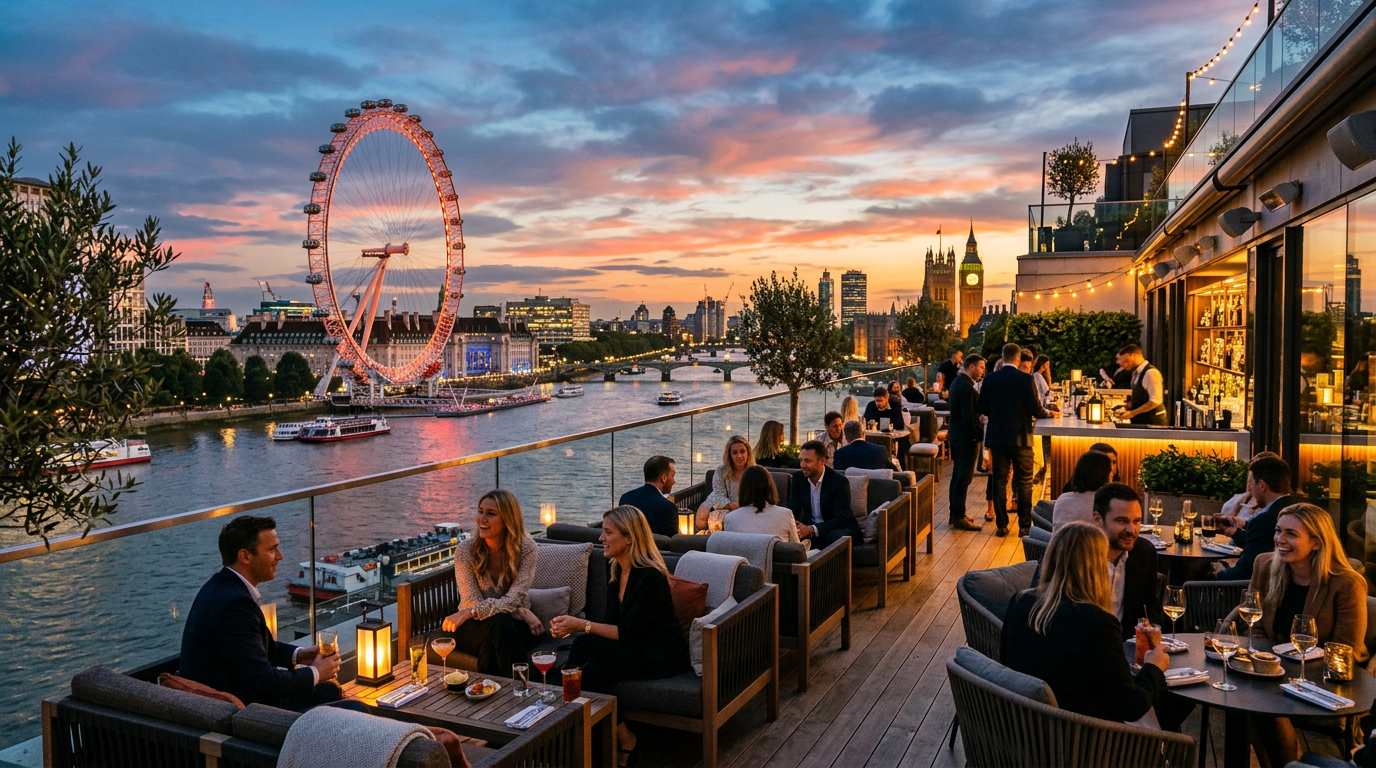 Radio Rooftop in Strand, London